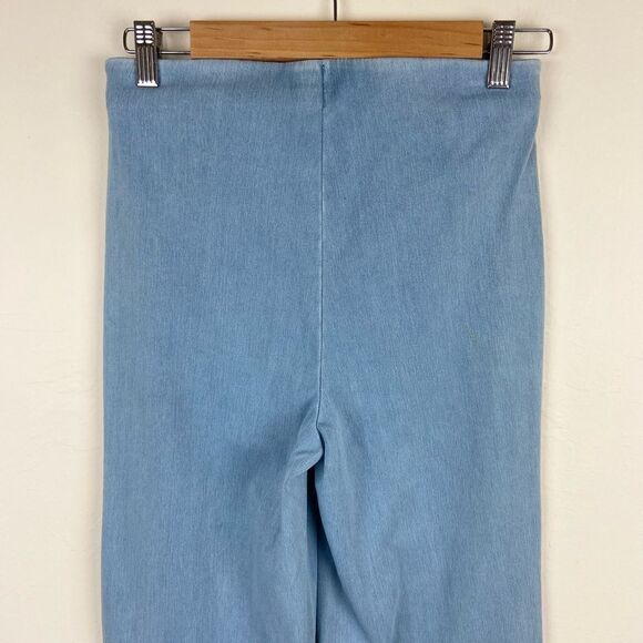 Good American Pull-On Wide Leg Palazzo Jeans - Picture 7 of 8